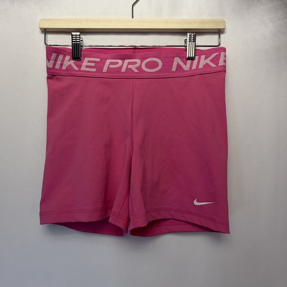 Nike Pro Dri-FIT Women's Compression Shorts Pink Moisture Wicking‎ Size M